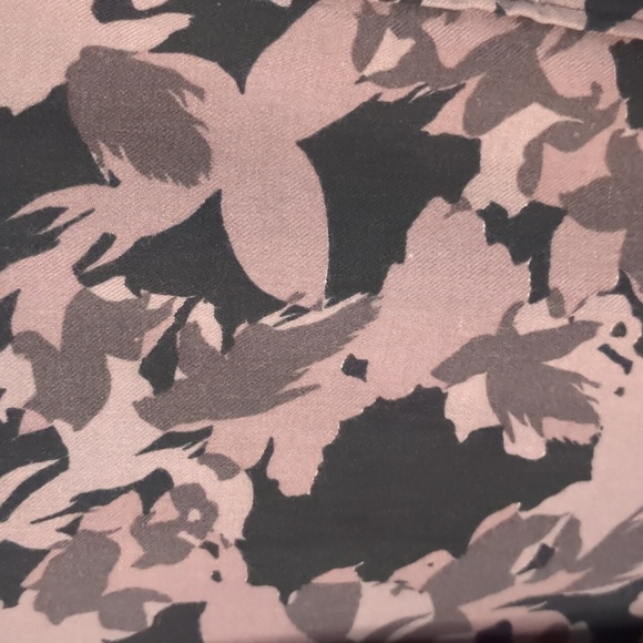 JOE FRESH+*  cotton blend long sleeve half button front collared midi dress camo - Picture 4 of 11